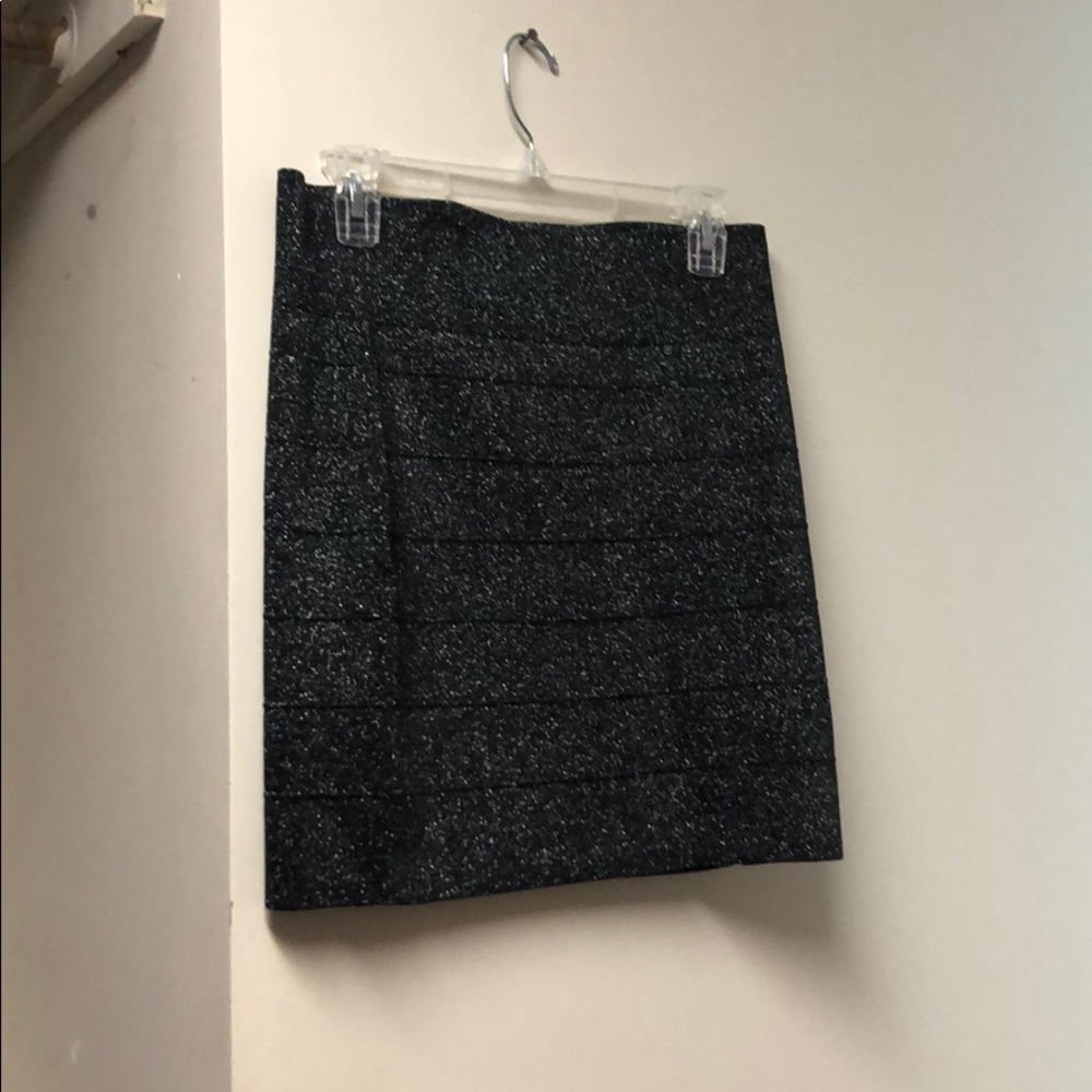 Black, sparkling skirt